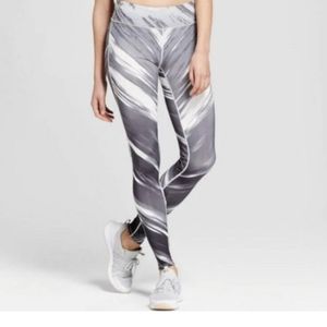 JoyLab Joy Lab Gray, White, & Black Athletic Leggings - Women XL NWT